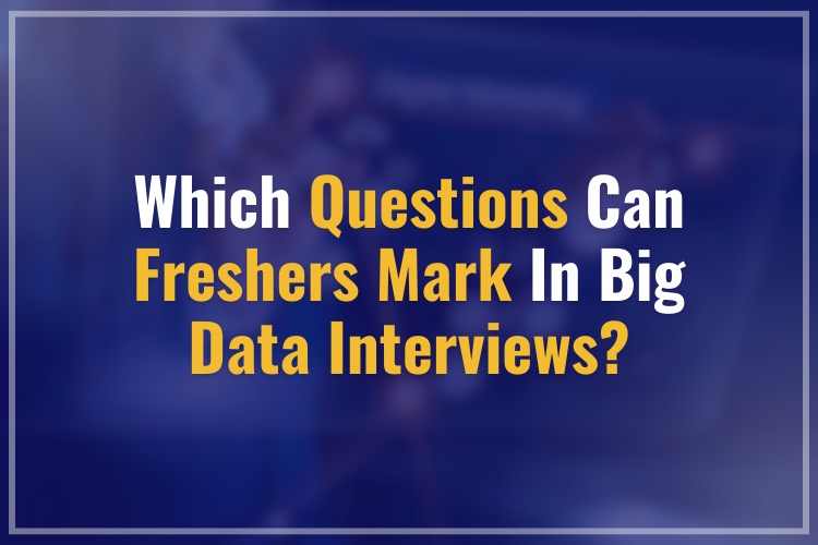 Which questions can freshers mark in Big Data Interviews?