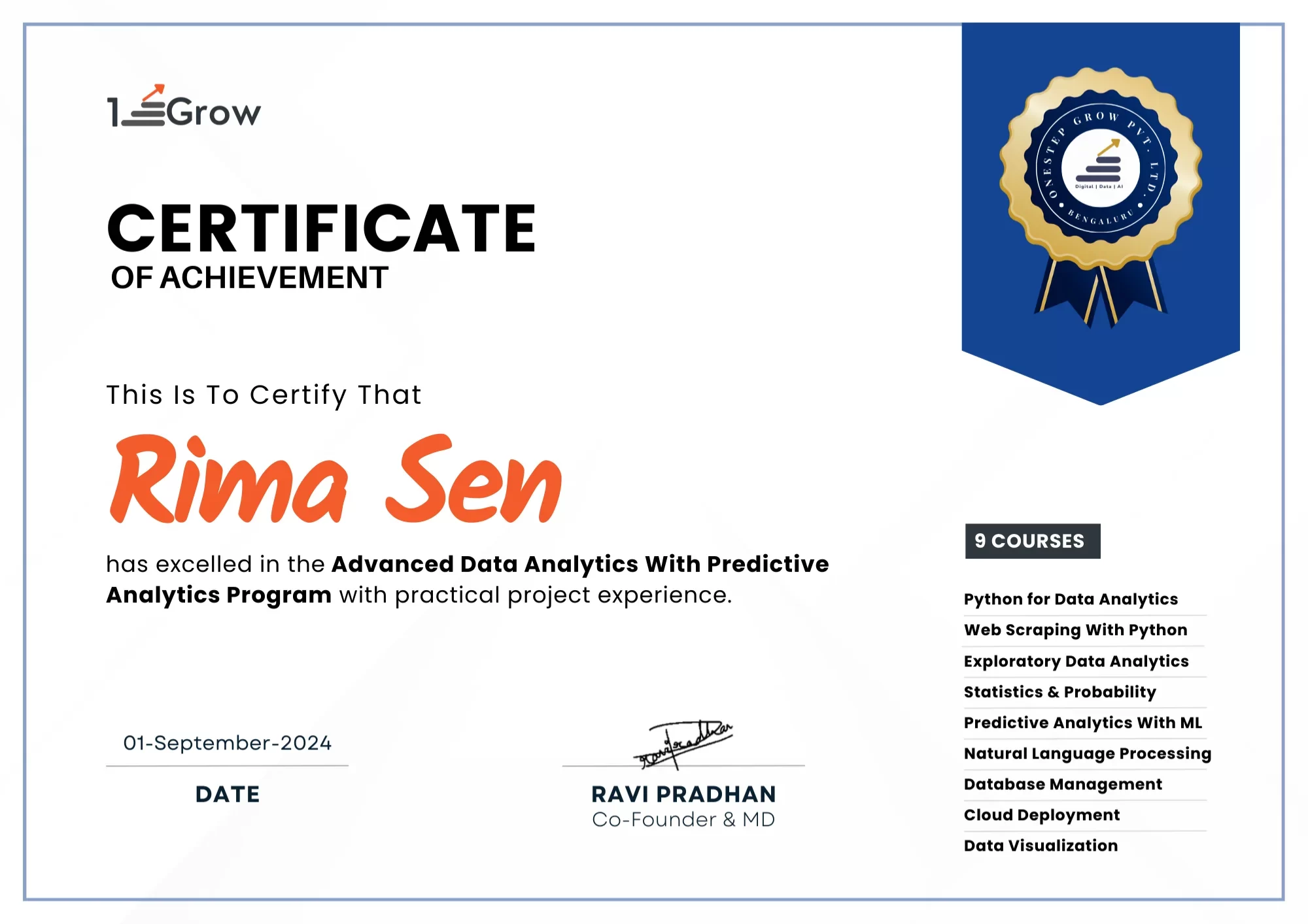 Advanced Data Analytics